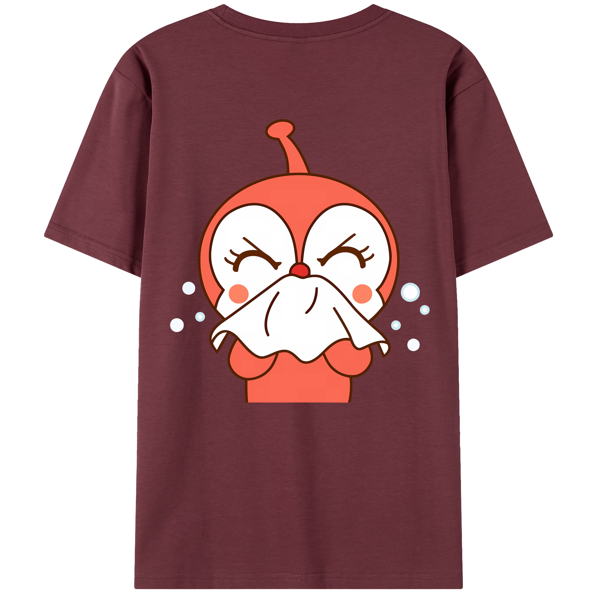 （画像用） アンパンマン Anpanman 綿100％半袖Tシャツ（背面プリント）
